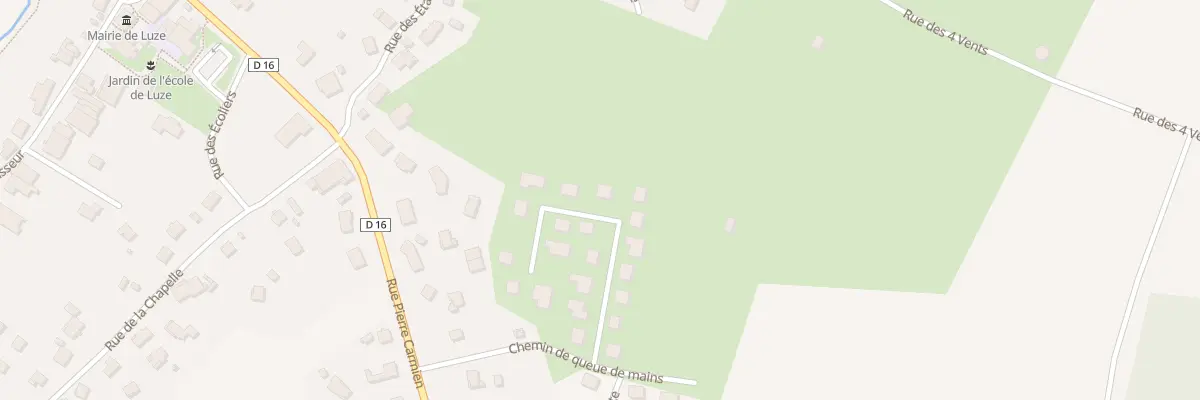 Plan du 16 Cr Dit de Duros à Luze