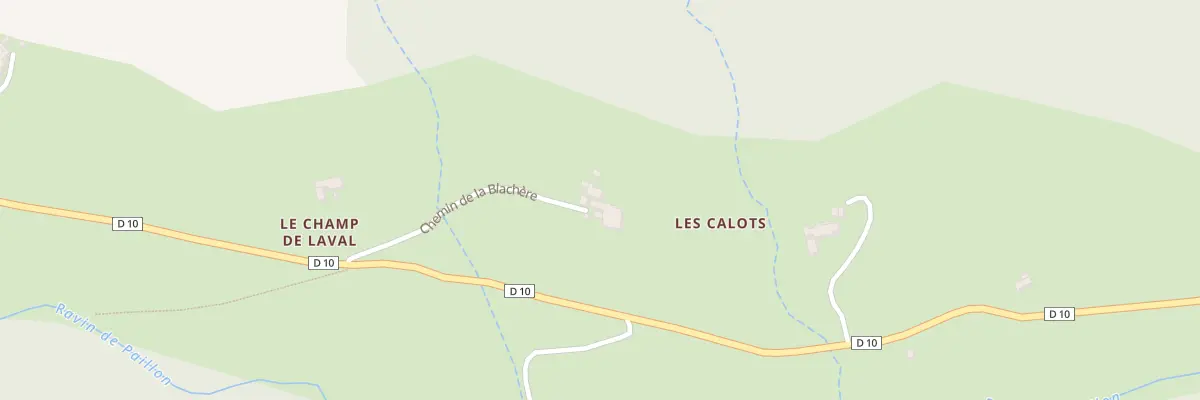 Plan du 14 La Blachiere à Val-de-Chalvagne