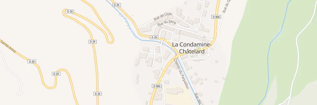 Plan du 2 Rue Pointe Fine à La Condamine-Châtelard