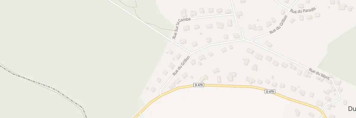 Plan du 25 Rue du Grillon à Dung