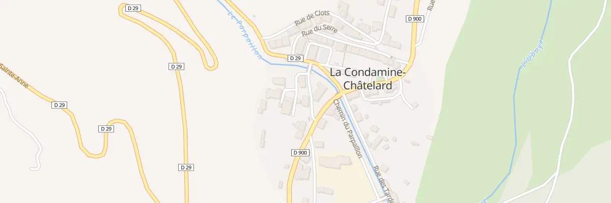 Plan du 6 Rue Pointe Fine à La Condamine-Châtelard