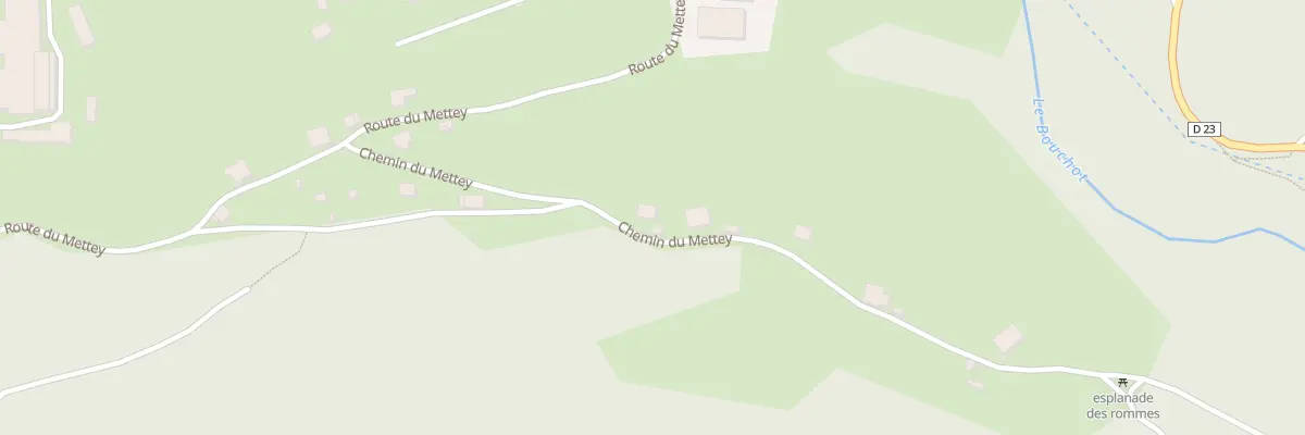 Plan du 7 Che du Mettey à Sapois