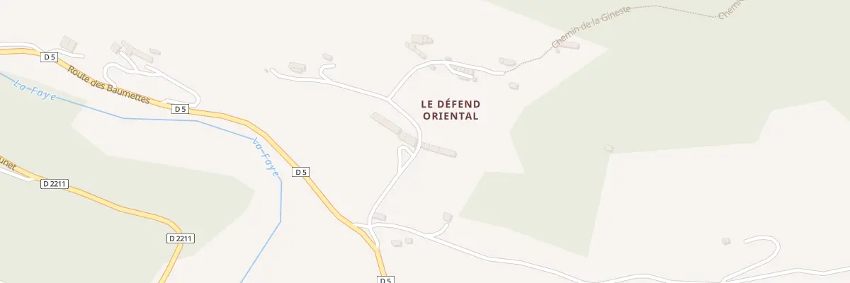 Plan du 130 Che du Caladou à Saint-Auban