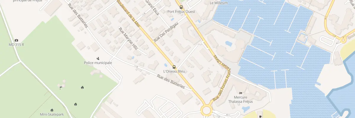 Plan du 1015 Bd de la Mer à Puget-sur-Argens