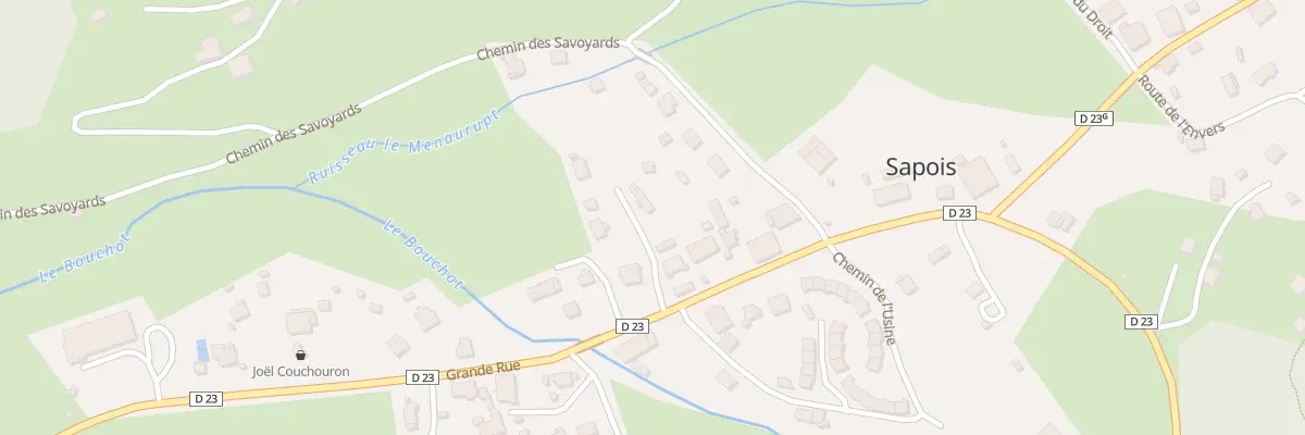 Plan du 37 Grande Rue à Sapois