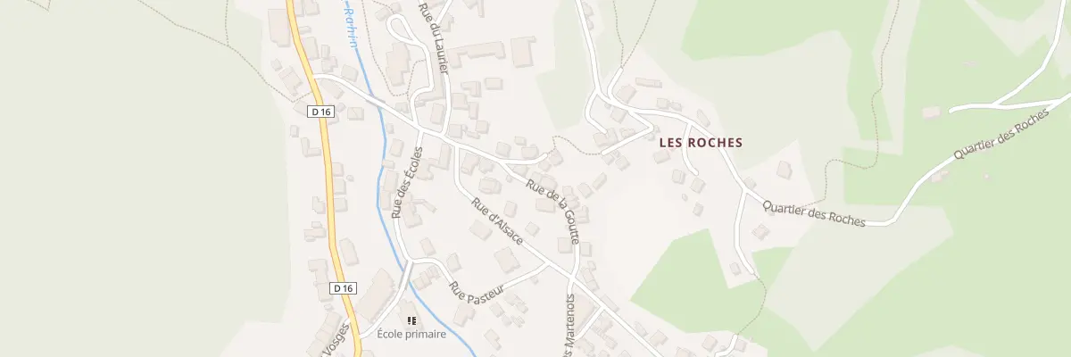 Plan du 15 Rue de la Goutte à Plancher-les-Mines