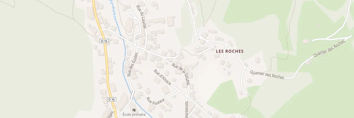 Plan du 11 Rue de la Goutte à Plancher-les-Mines