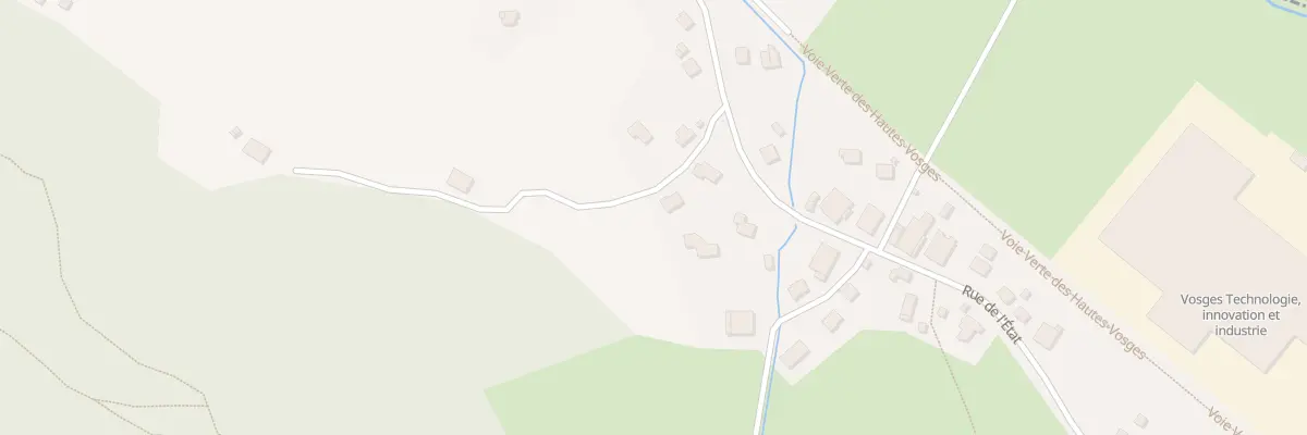 Plan du 40 Rue de l’Etat à Ramonchamp