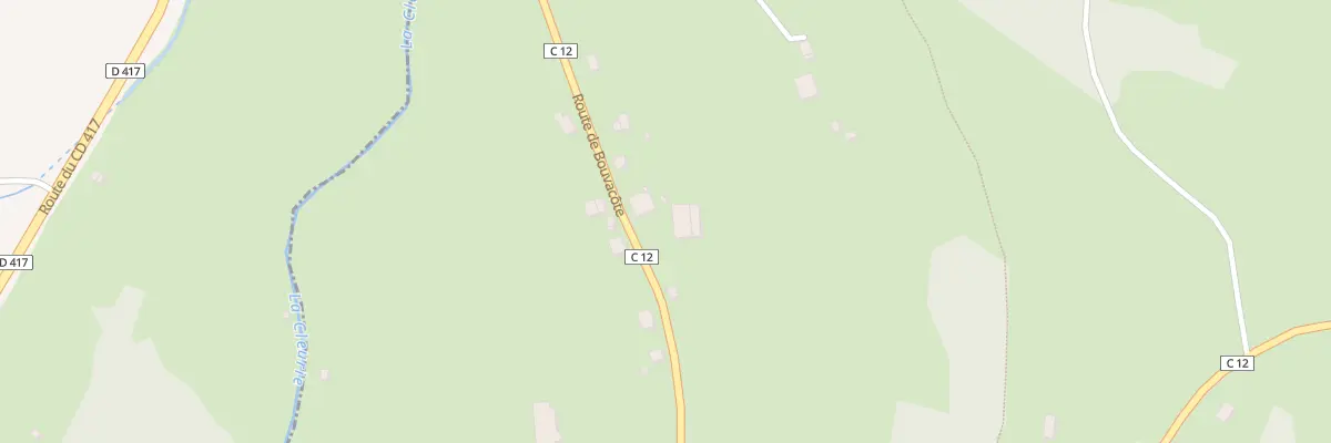 Plan du 13 Rte de Bouvacote à La Forge