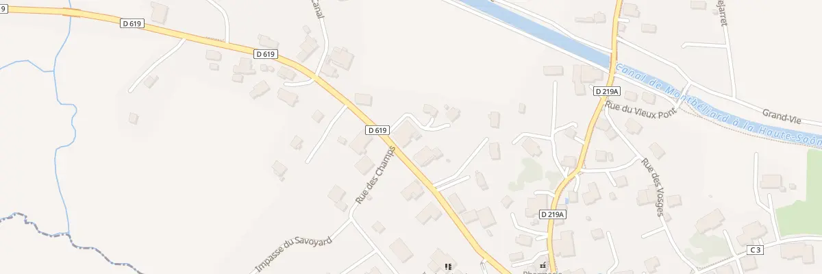 Plan du 11 Rue de Belfort à Frahier-et-Chatebier