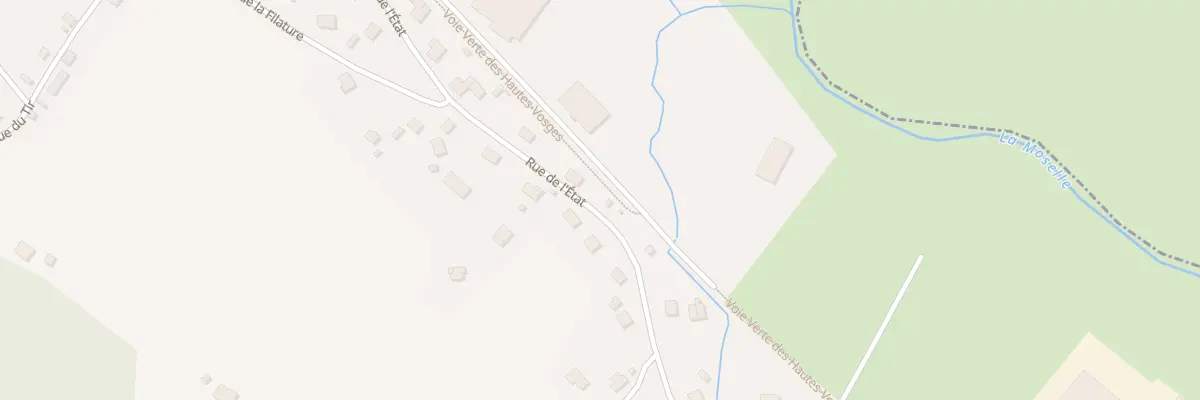 Plan du 25 Rue de l’Etat à Ramonchamp