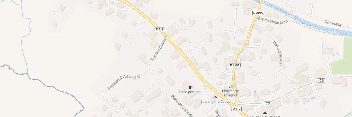 Plan du 18 Rue de Belfort à Frahier-et-Chatebier