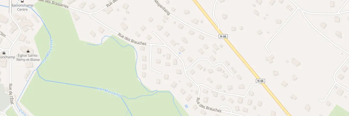Plan du 26 Rue des Breuches à Ramonchamp