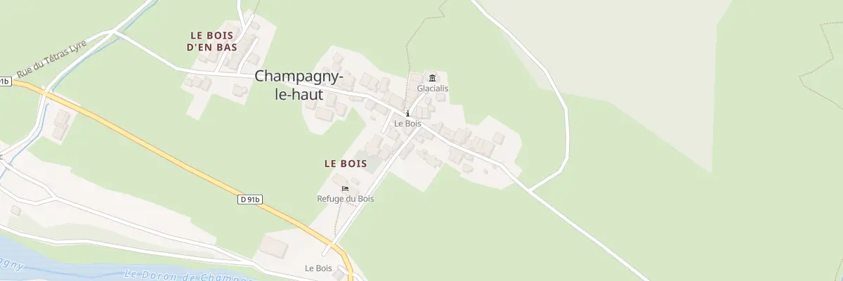 Plan du 5373 Le Bois à Champagny-en-Vanoise