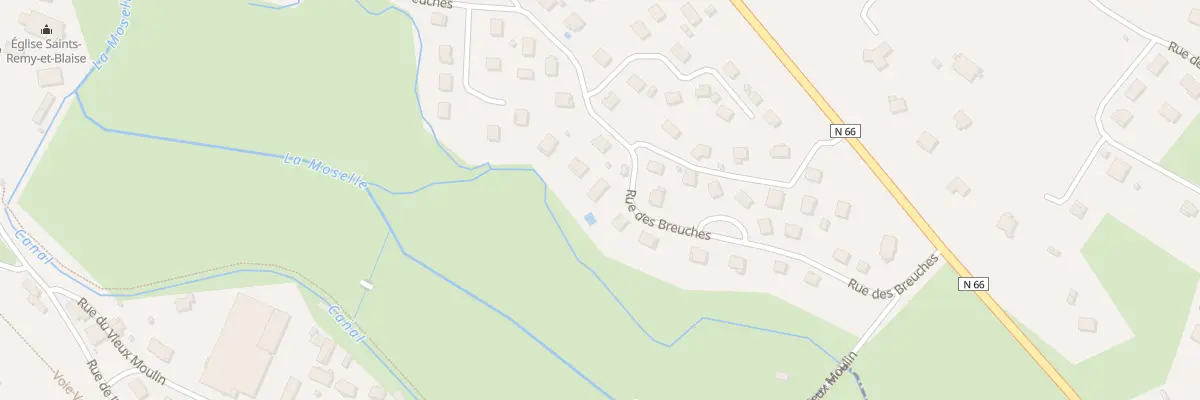 Plan du 36 Rue des Breuches à Ramonchamp