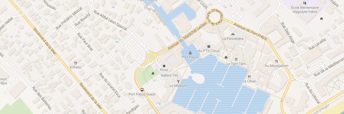 Plan du 151 Rue du Marechal LECLERC à Fréjus