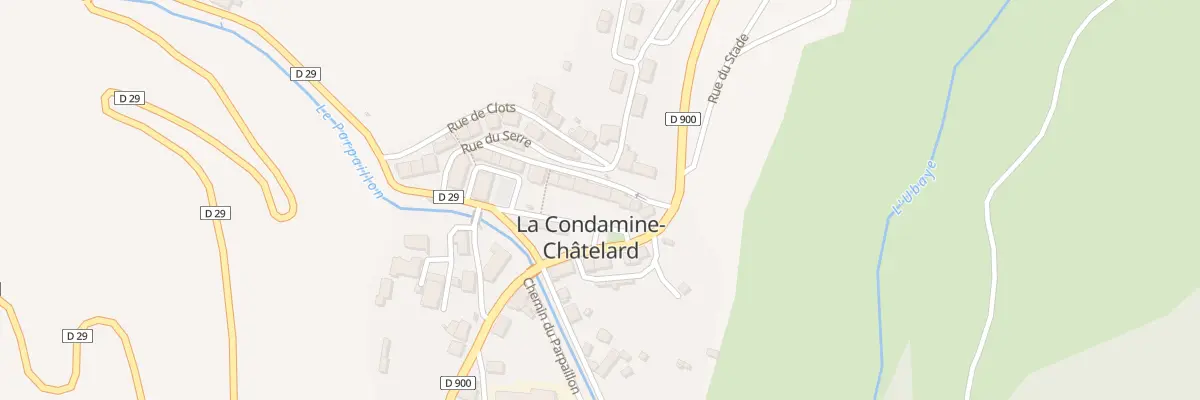 Plan du 8 Rue Honoré Bonnet à La Condamine-Châtelard