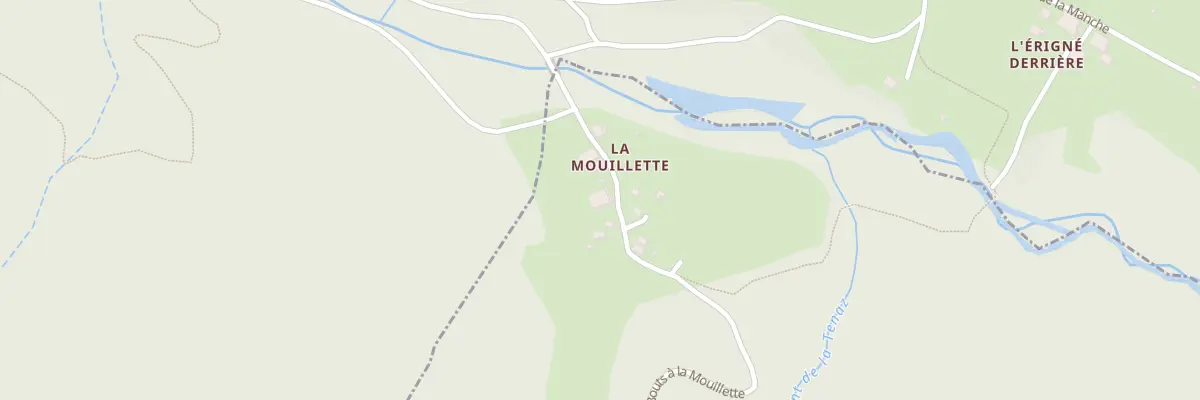 Plan du 280 Che de la Mouillette à Samoëns