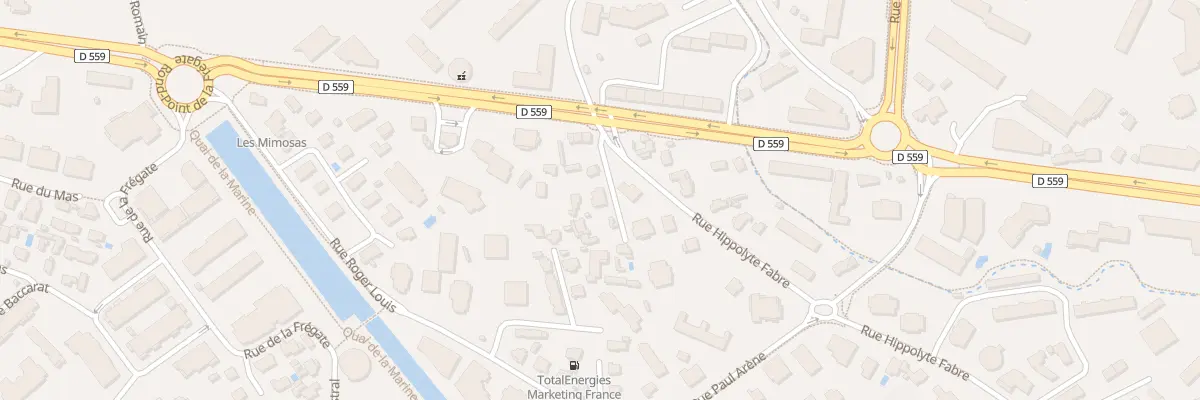 Plan du 9018 Rue Hippolyte FABRE à Fréjus