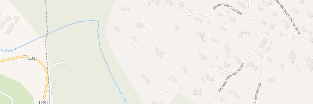 Plan du 387B Route de Bagnols à Callian