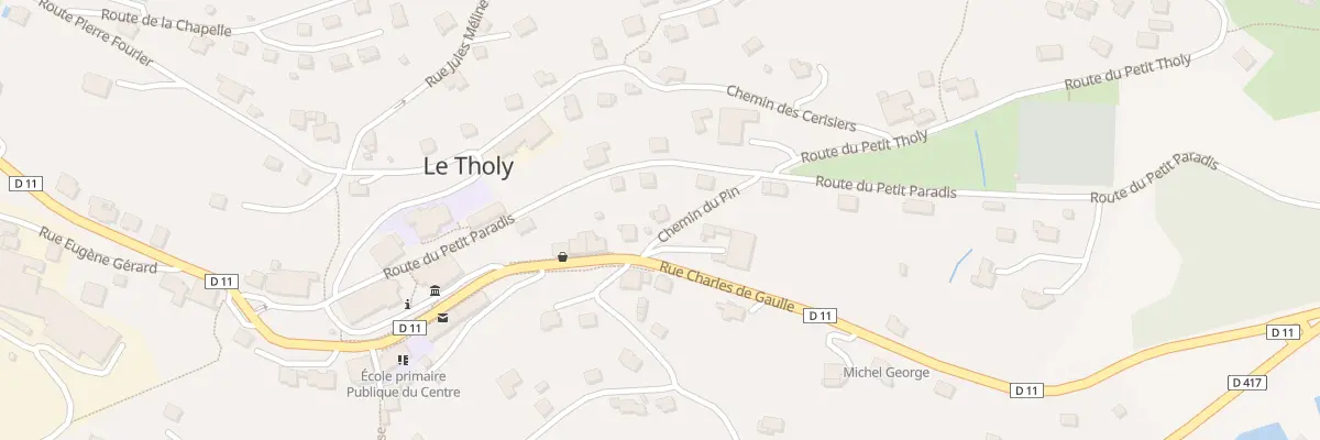Plan du 2 Che du Pin au Tholy