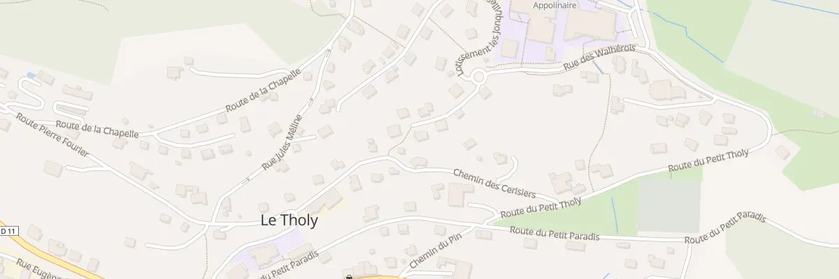 Plan du 4 Lot les Jonquilles au Tholy