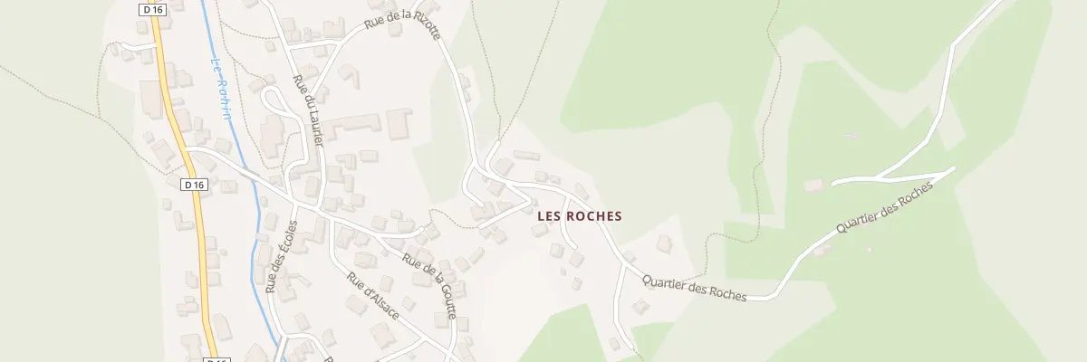 Plan du 16 Qua des Roches à Plancher-les-Mines