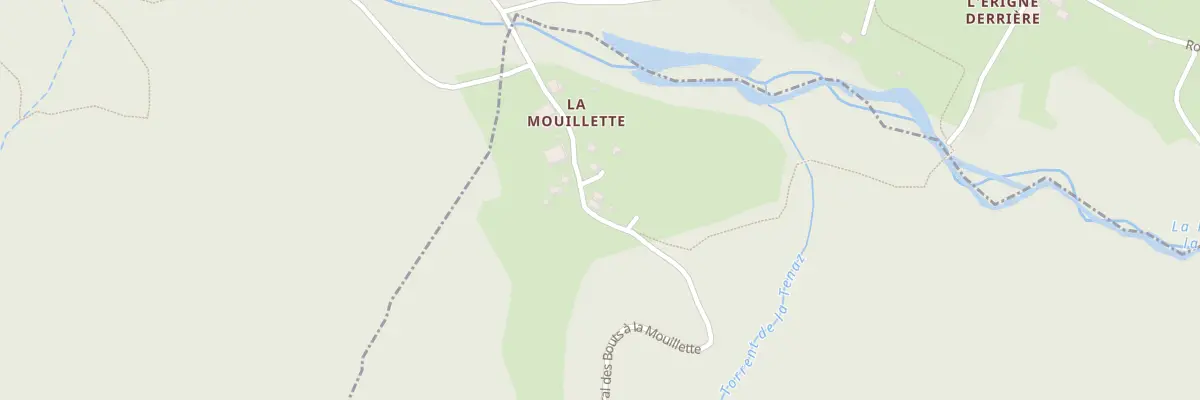 Plan du 331 Che de la Mouillette à Samoëns