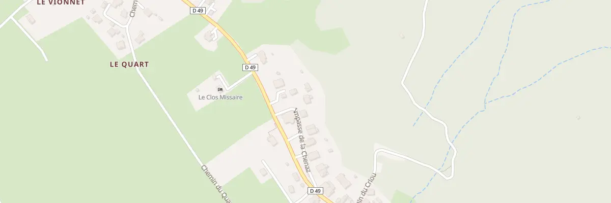 Plan du 124 Imp de la Chenaz à Samoëns