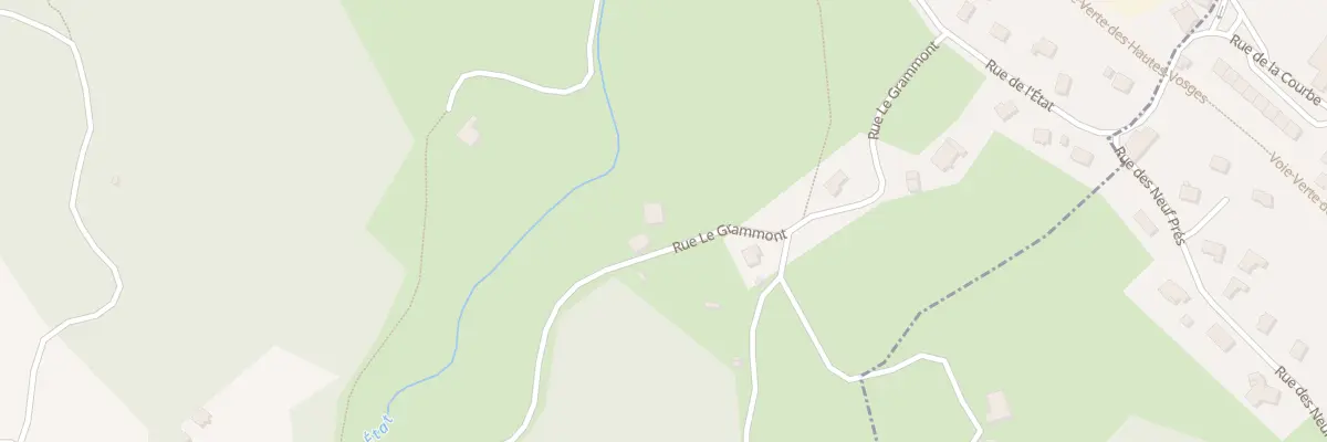 Plan du 6 Rue de Grammont à Ramonchamp