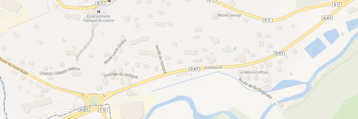 Plan du 32 Rte de Noirpre au Tholy