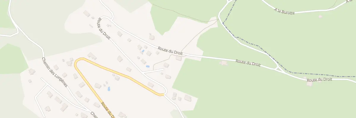 Plan du 54 Rte du Droit à Thiéfosse