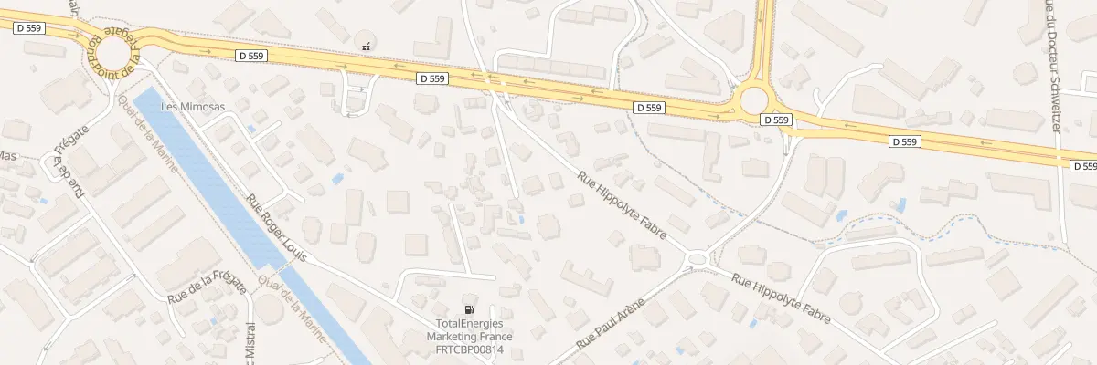 Plan du 94 Rue Hippolyte FABRE à Fréjus