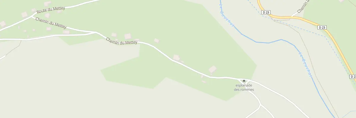 Plan du 17 Che du Mettey à Sapois