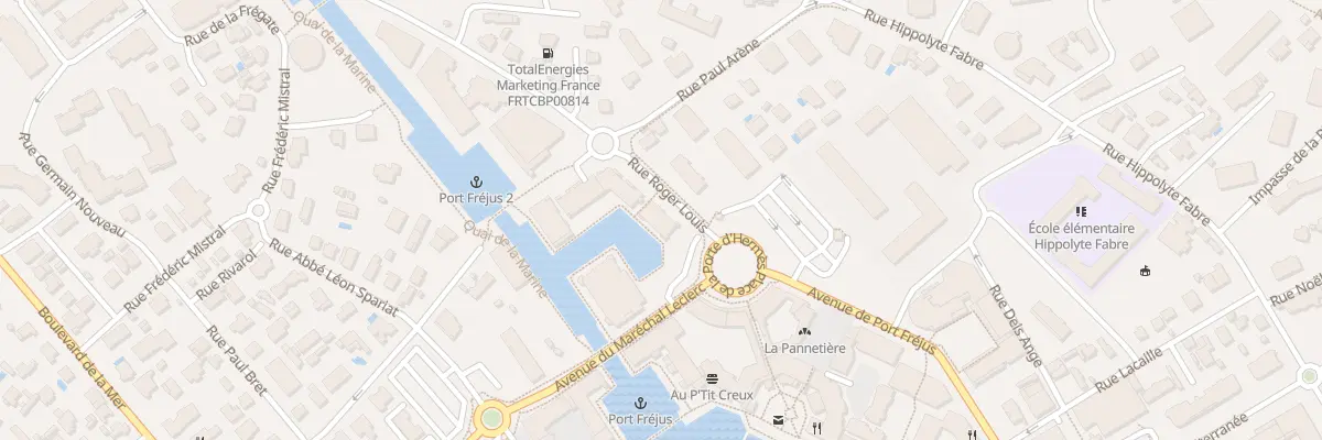 Plan du 600 Rue Roger LOUIS à Fréjus