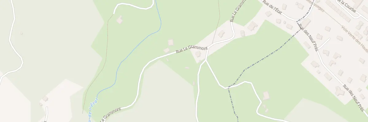 Plan du 7 Rue de Grammont à Ramonchamp