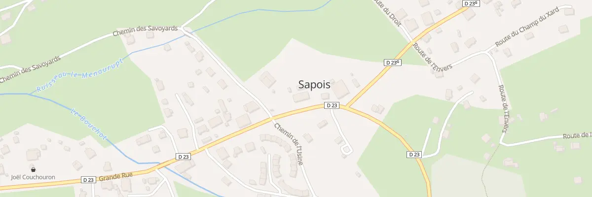 Plan du 61A Grande Rue à Sapois