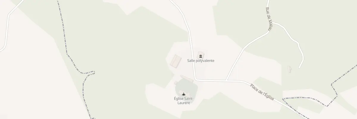 Plan du 2B Pl de l’Eglise à Domfaing