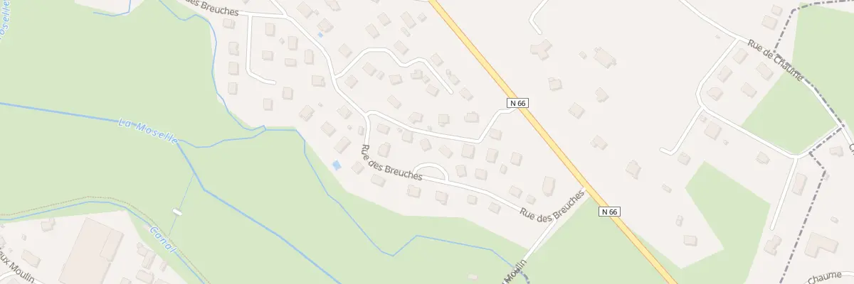 Plan du 57 Rue des Breuches à Ramonchamp