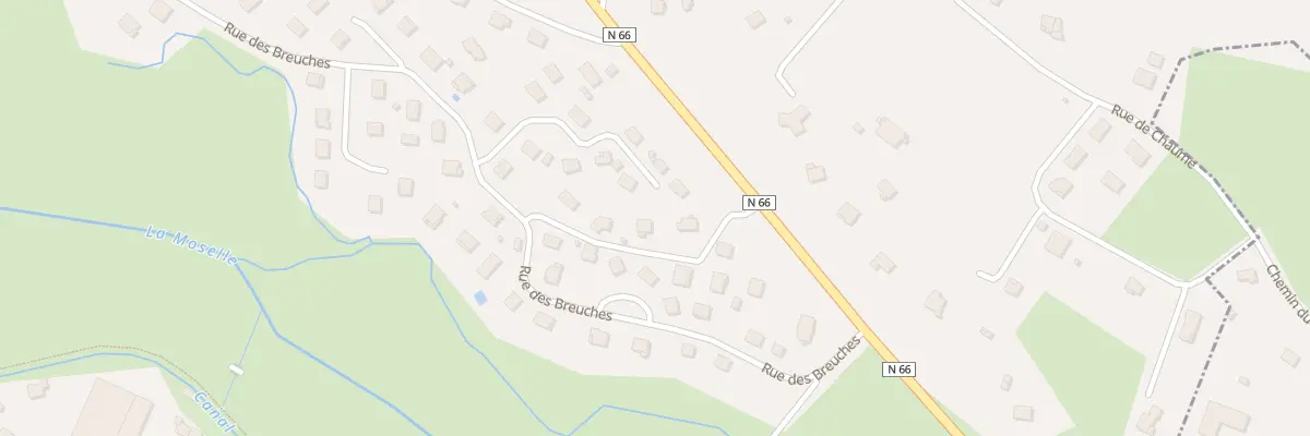 Plan du 38 Rue d’Alsace à Ramonchamp