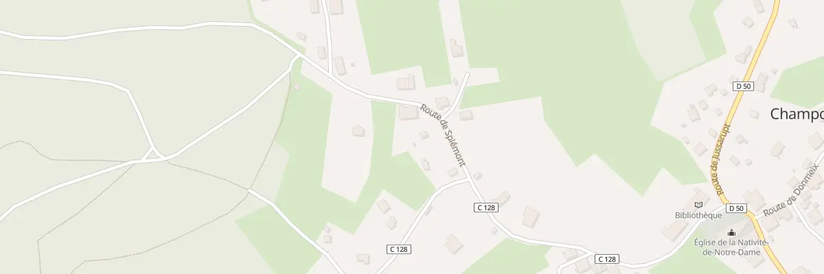Plan du 9 Rte de Spiemont à Champdray