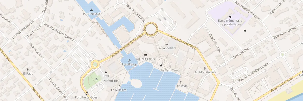 Plan du 86 Pl de la Porte d’ HERMES à Fréjus