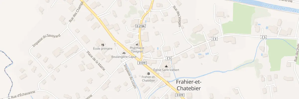 Plan du 2 Rue des Creuses à Frahier-et-Chatebier
