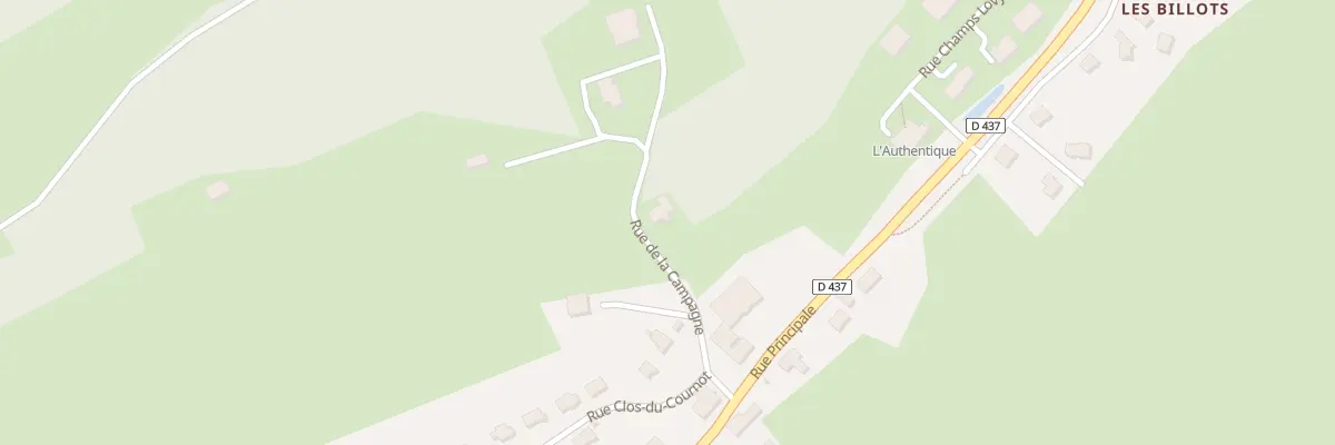 Plan du 2 Rue de la Campagne aux Fontenelles