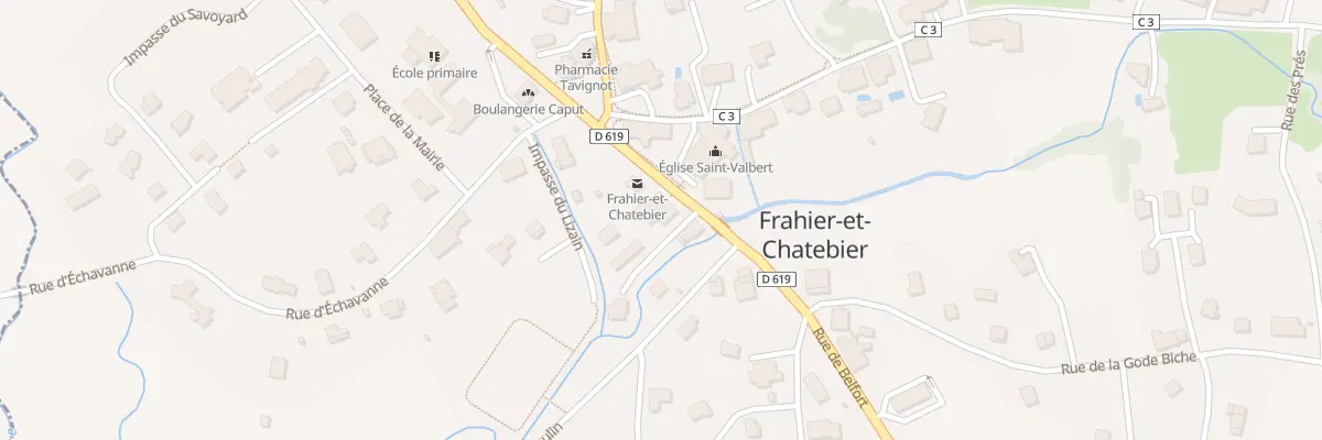 Plan du 26 Rue de Belfort à Frahier-et-Chatebier