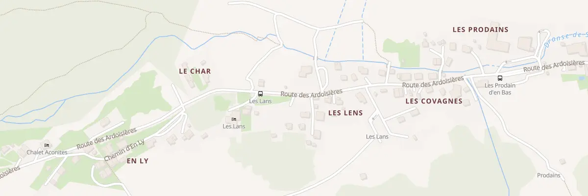 Plan du 2420 Rte des Ardoisières à Morzine