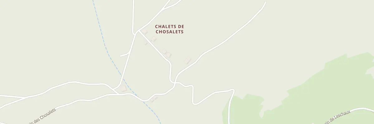 Plan du 591 Che des Chosalets à Abondance