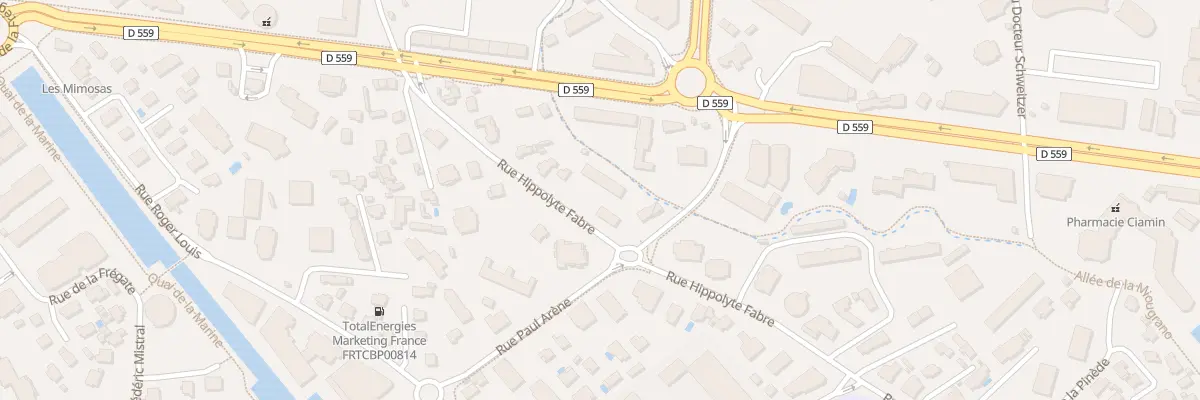 Plan du 9001 Rue H Fabre Petit Parc B à Fréjus