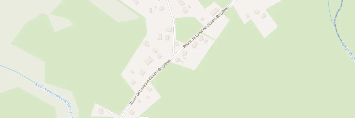 Plan du 872 Rte de Laveline Dt Bruyeres à Herpelmont