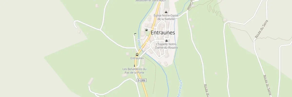 Plan du 5067 Le Village à Entraunes